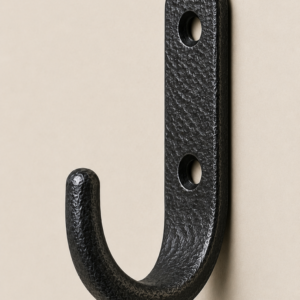 Hand-Forged Wall Hook Double Mounting Holes