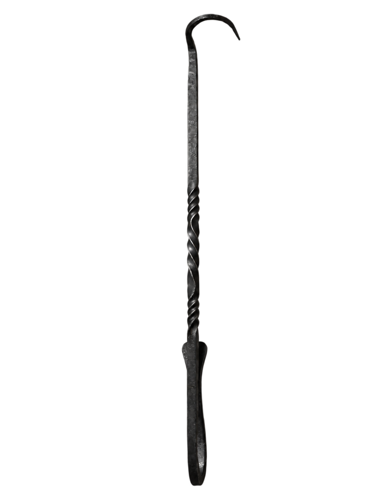 Full view of the hand-forged steak turner