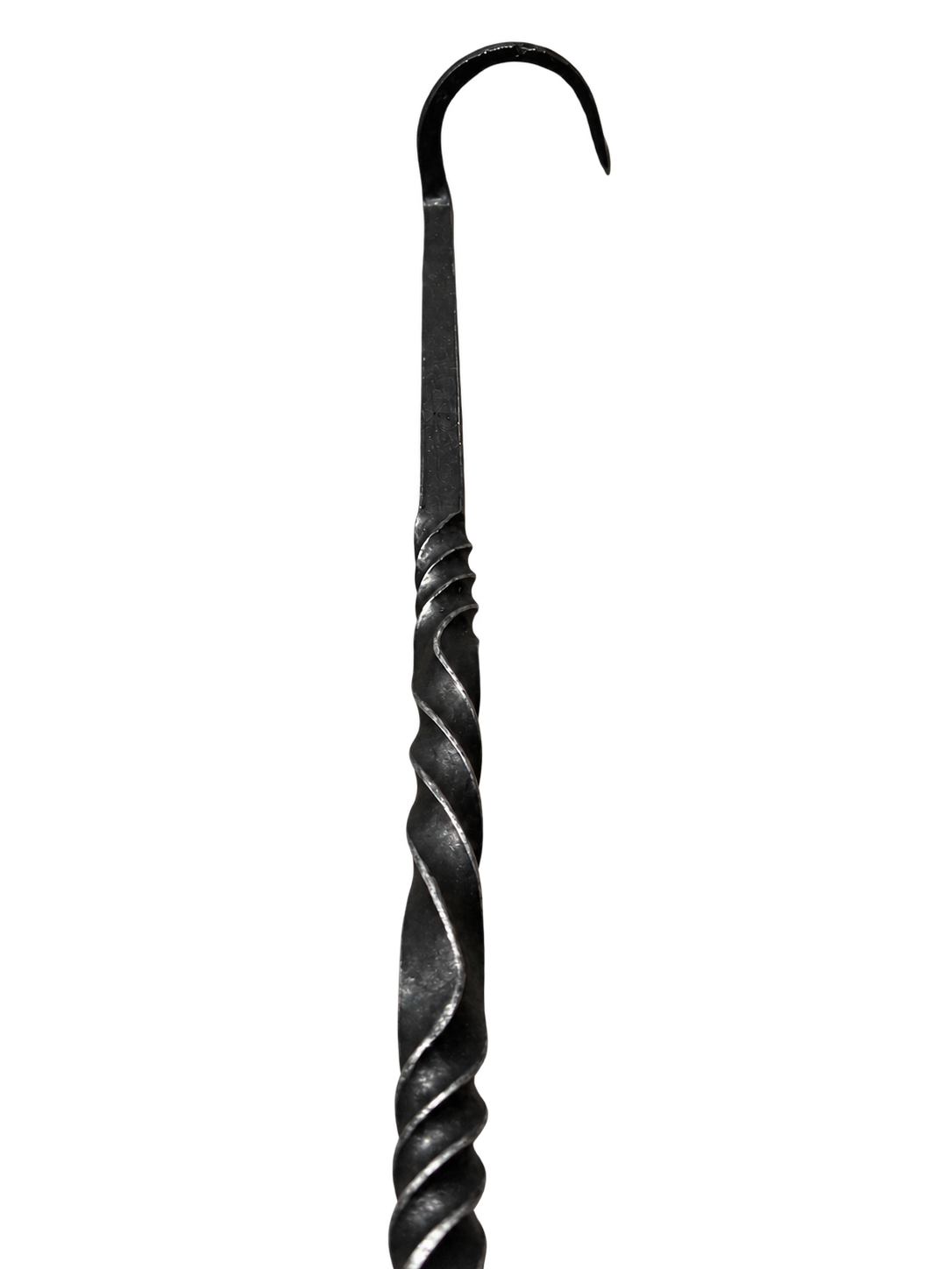 Steak turner shaft and twisted handle detail