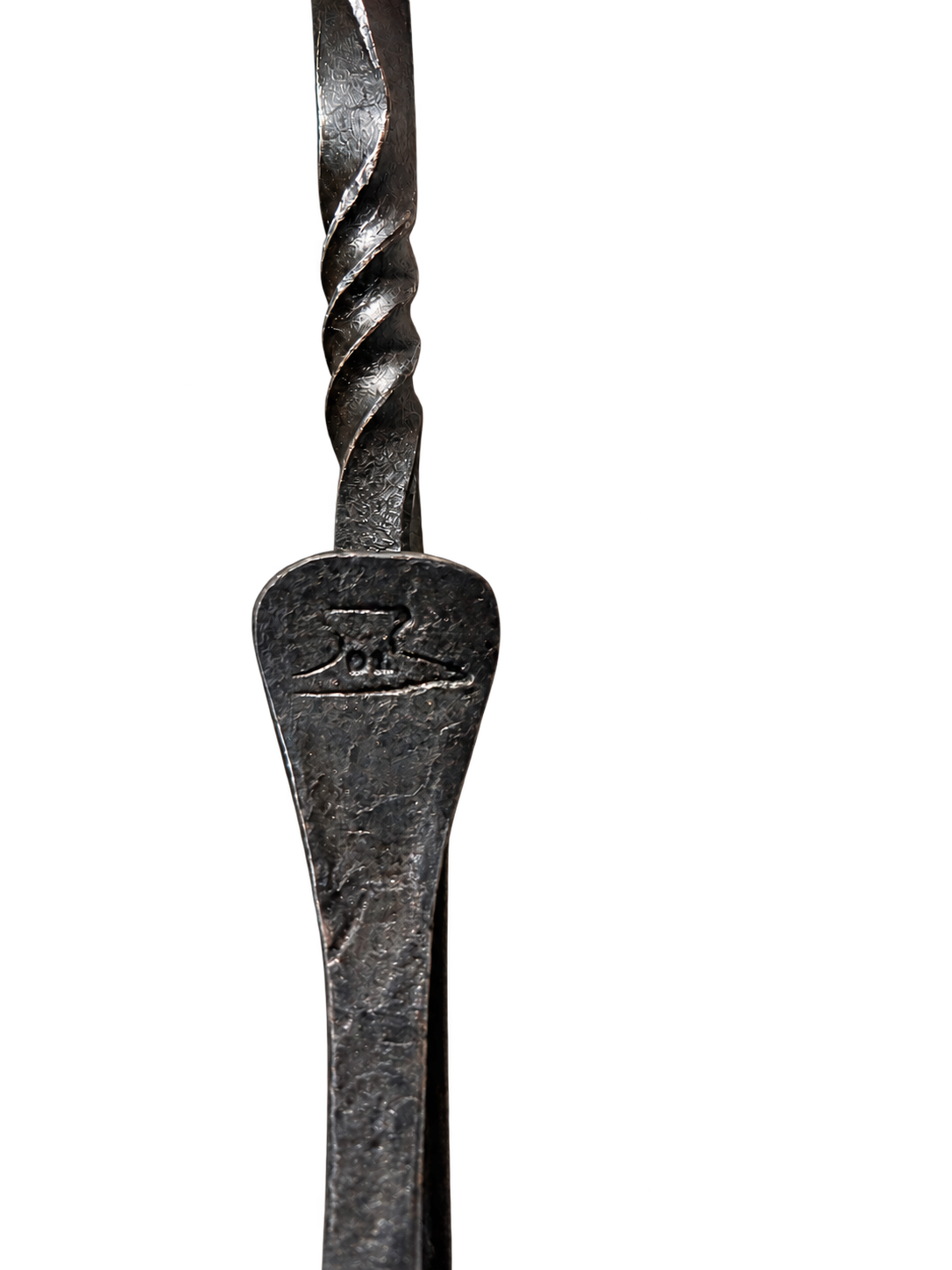 Maker mark on the hand-forged steak turner