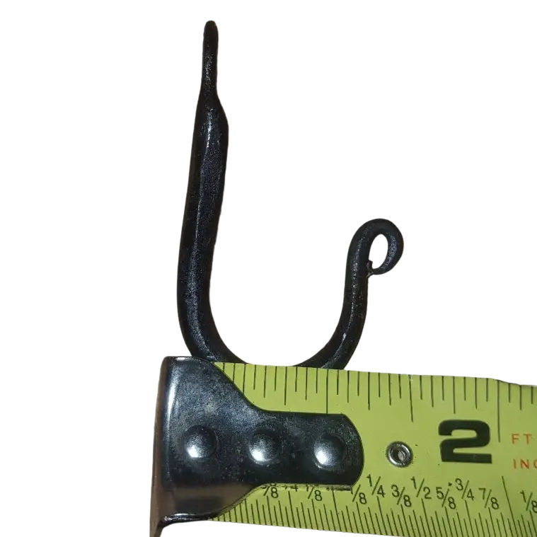 Hand-Forged Rounded Iron Hook — Small Size - Image 3